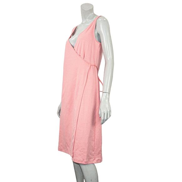 AYR Women's Yowza Wrap Dress in Pink knee lenght Size Small - Picture 5 of 10